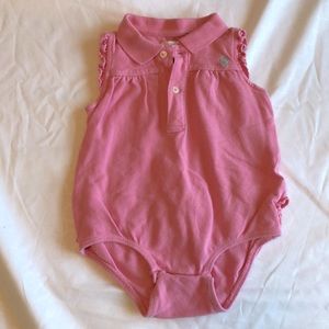 Ralph Lauren ruffle onesie size 9 months